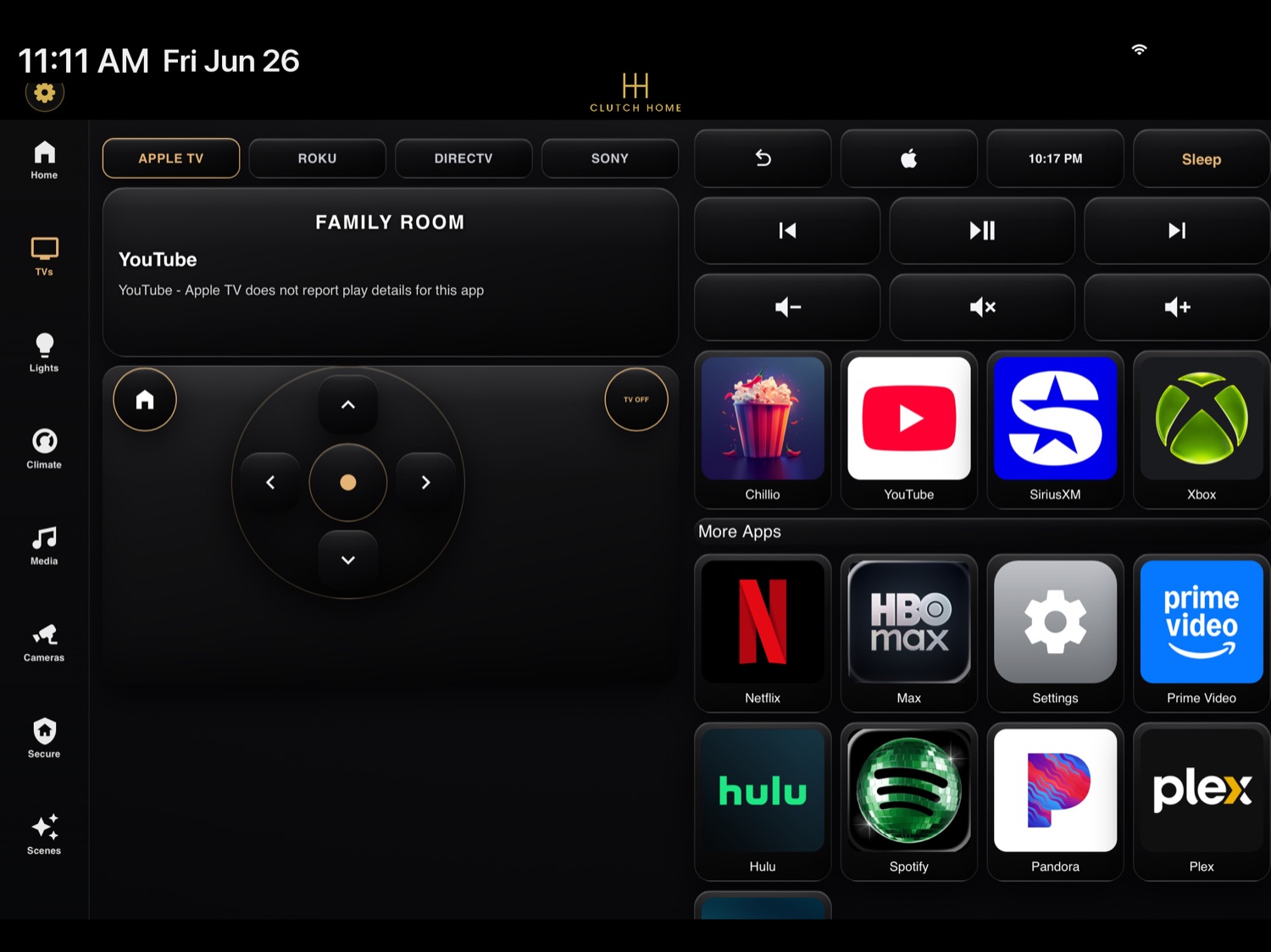 Television and source control